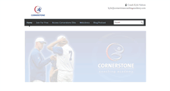 Desktop Screenshot of cornerstonecoachingacademy.com